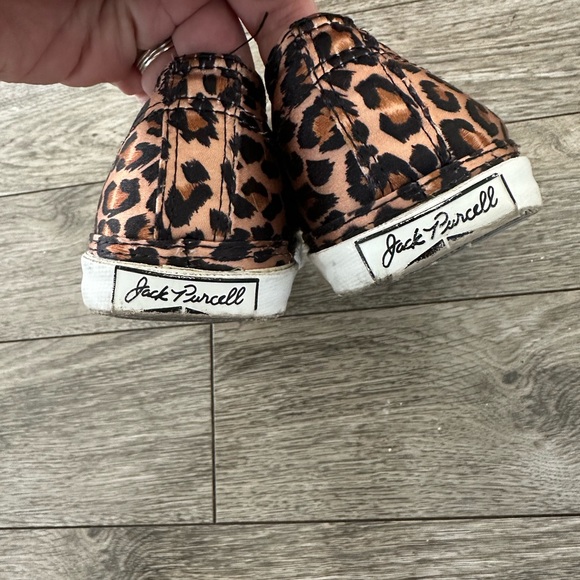 Jack Purcell Converse- Leopard print size 7 - Picture 3 of 6